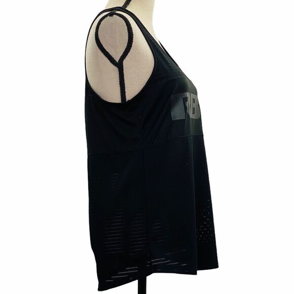 RBX Black Mesh Racerback Graphic Tank Top - Picture 5 of 8